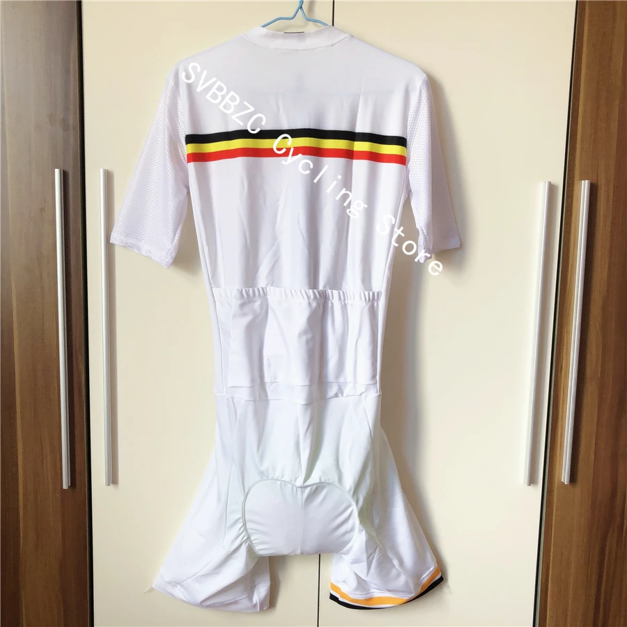 Belgium PRO велокостюм набор мужской комбинезон триатлонный костюм Ropa Ciclismo Maillot Быстросохнущий короткий рукав Велоспорт Спортивная форма