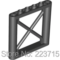 * Решетчатая стена 1x6x5*10 шт. JH956 Сделай Сам просвечивающий Блок Часть № 64448