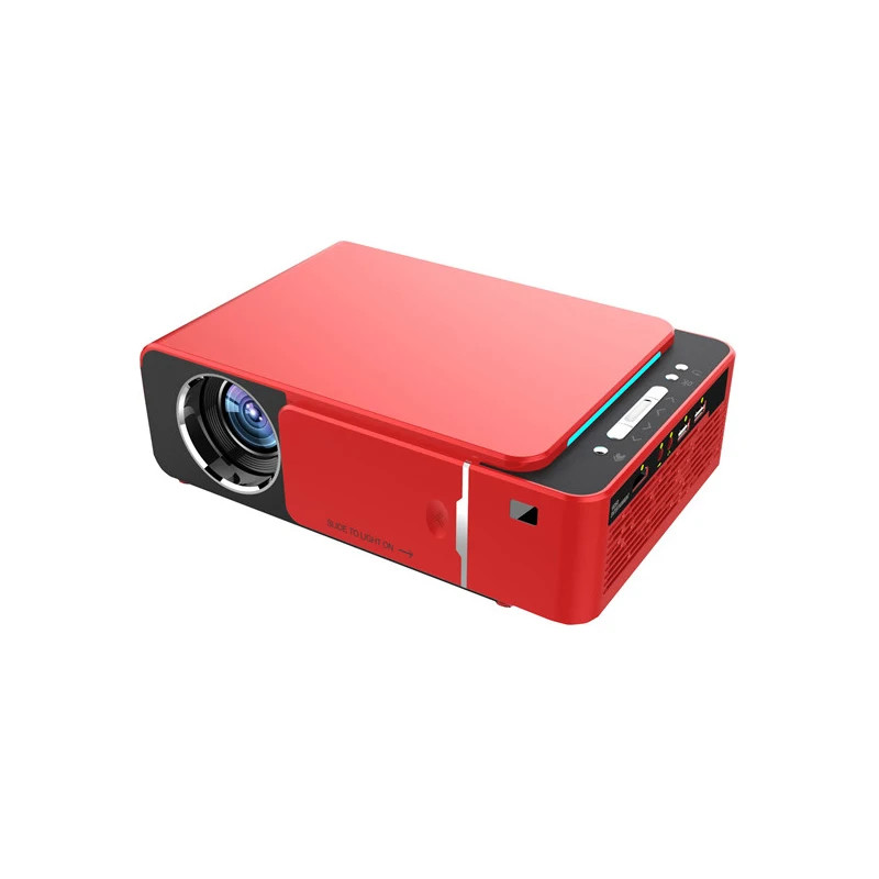 Gigxon-T6 высокий люмен 3500lm HD проектор домашний кинотеатр проектор слайдер загрузки домашний HD проектор светодиодный проектор