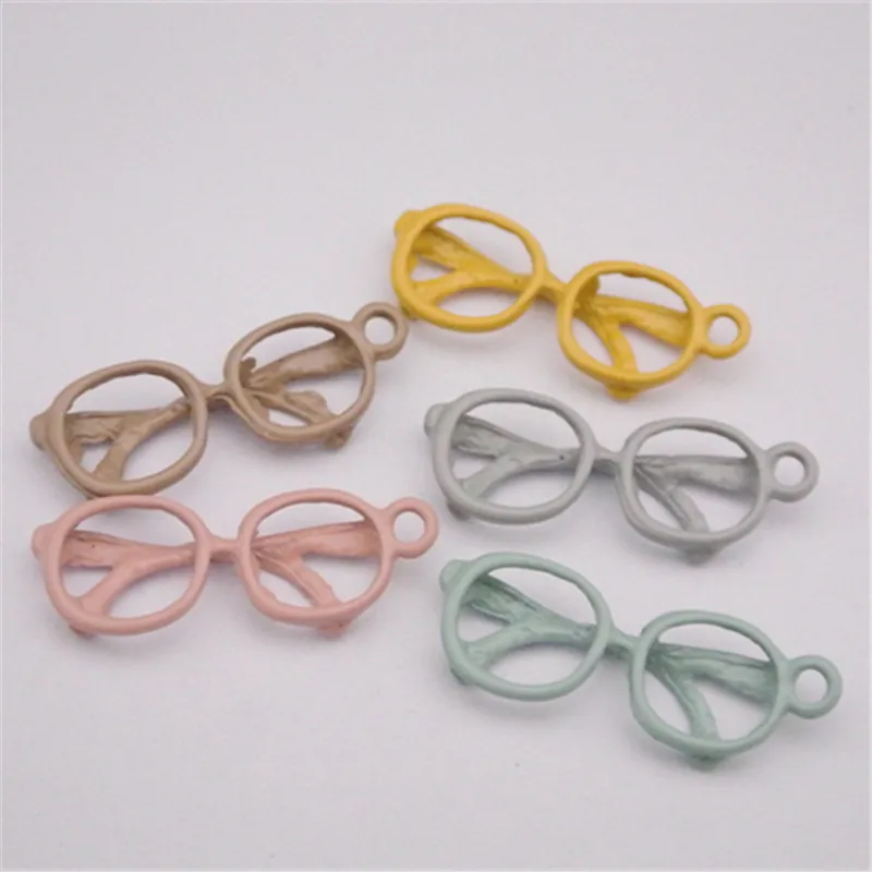 20 шт./лот Новое поступление Спрей живопись моды Стиль Очки Форма Шарм Сплав