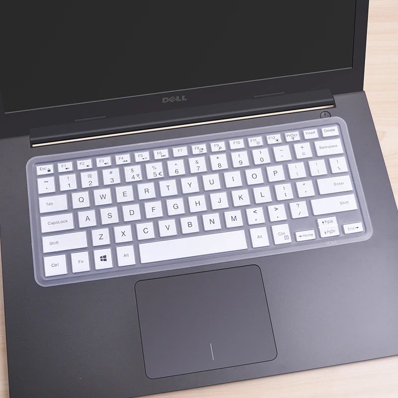 Для DELL Inspiron 14 7000 7460 7472 7447 7437 3442 3443 5447 7570 14 дюймов кремниевый ноутбук защитная обложка для клавиатуры
