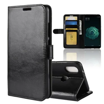 

Brand gligle R64 pattern leather wallet case for Xiaomi Mi 6X / A2 case cover protective shell