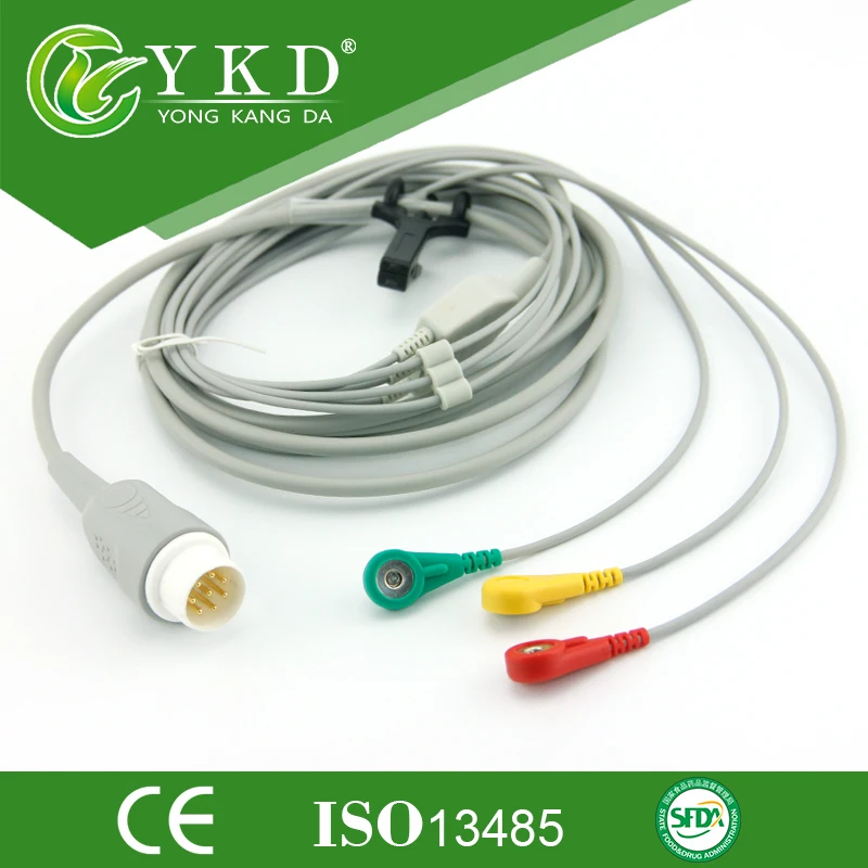 Бесплатная доставка цельный серии пациент, кабель с проводами IEC, 3LD, кнопки, 8pin
