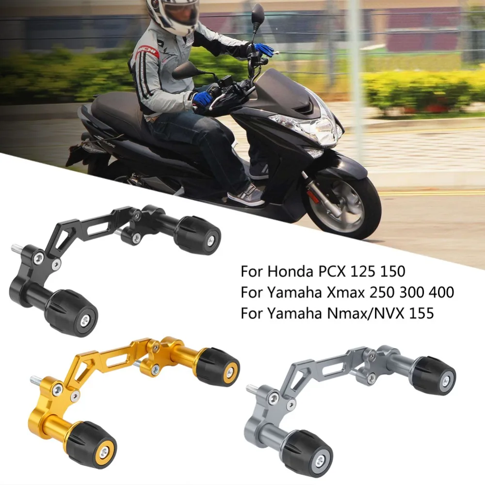 Мотоцикл Регулируемая выхлопная труба ползунки защита от падения для Yamaha NVX Nmax Xmax 3 цвета аксессуары для мотоциклов