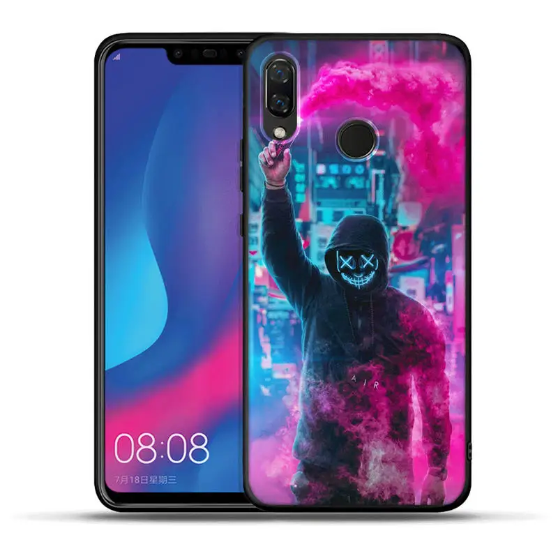 Модные «городская улица» мотоцикла чехол для Honor 20 Pro 10 9 9i 8 Lite 8X 8C 8S 7A 7X V20 вид 20 Силиконовые чехлы Fundas - Цвет: H1329