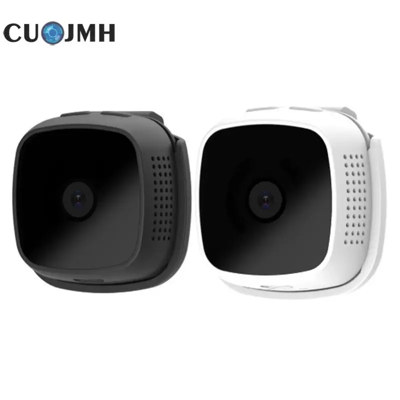 

1 Pcs C9 Wireless Webcam Hd Smart Wear Remote Smart Home Monitoring With Wifi Small Camera 2 Colors Camera Lens Monitoring