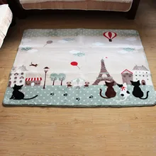 Детский коврик с милыми мультяшными животными, детский игровой коврик, детское ползающее одеяло, коврики и ковры для дома, гостиной, детской комнаты, Декор, ковер