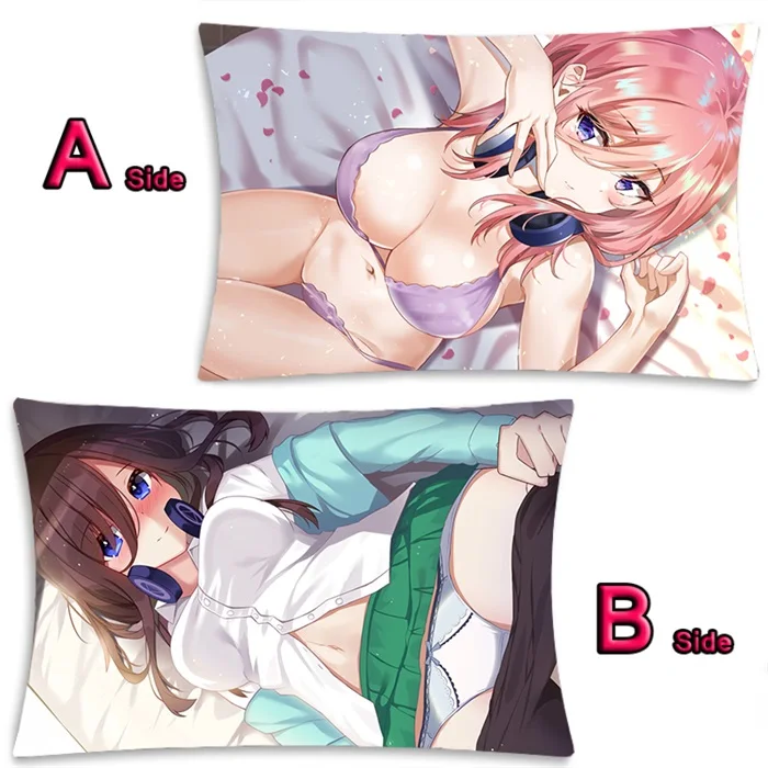 Аниме Go-Toubun no Hanayome Nakano Ichika Nino Miku Dakimakura обнимающий чехол для подушки для тела, наволочка для подушки, наволочка, 2WAY 35x55 см - Цвет: 20