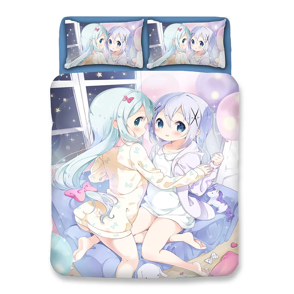 Японская девушка сексуальная аниме Izumi Sagiri постельные принадлежности Твин Полный queen King один двойной размер пододеяльник с наволочкой для