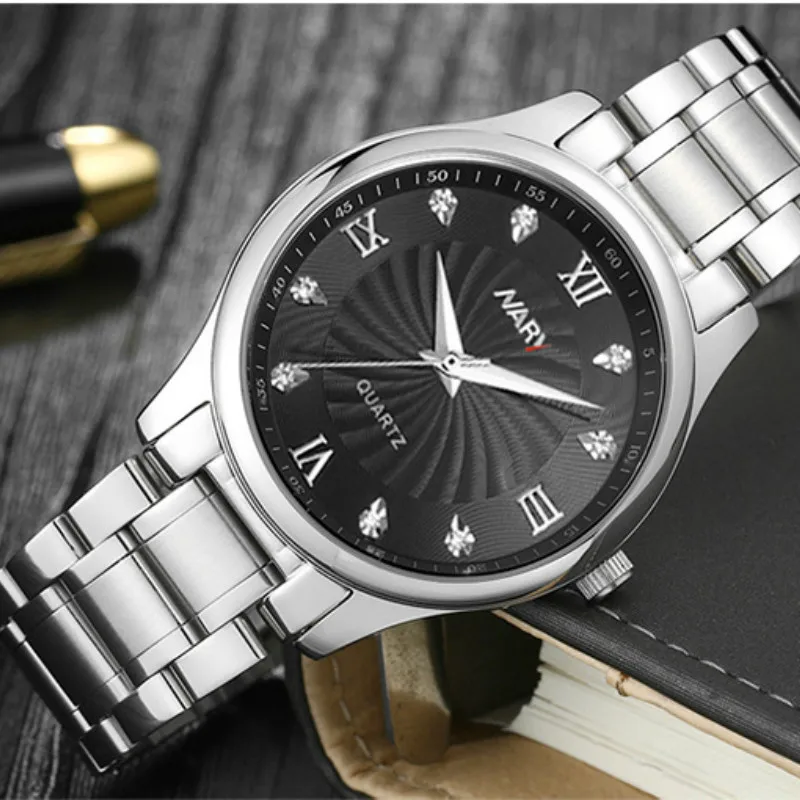 Бизнес влюбленных наручные кварцевые часы из сплава женские мужские часы таймер relogio feminino подарок для парня, девушки
