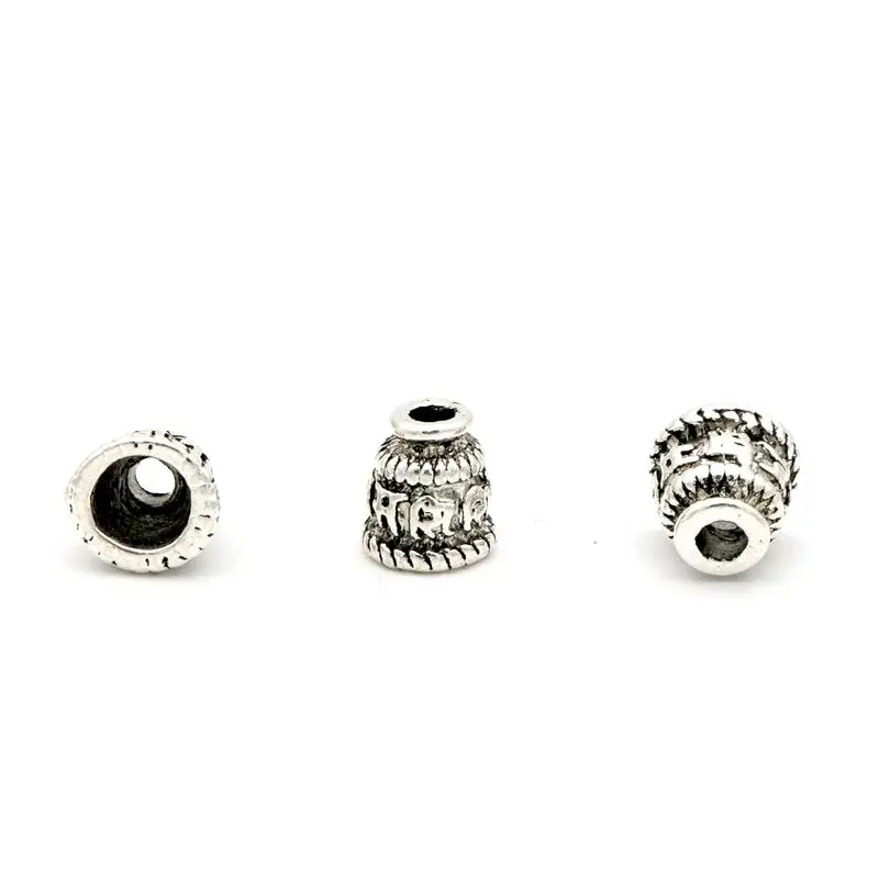 20pcs Bell Horn Tower Loose Spacer Bead Caps For Jewelry Making Finding Handmade Diy Prayer Beads Accessories Wholesale | Украшения и