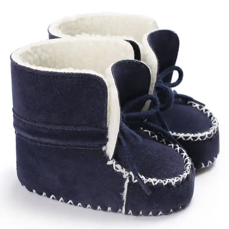 baby fur moccasins