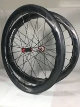 454 wheels carbon dimple wheels road bike wheel carbon bicycle wheeset clincher 454mm dimple wheels tubular 58mm wheelet