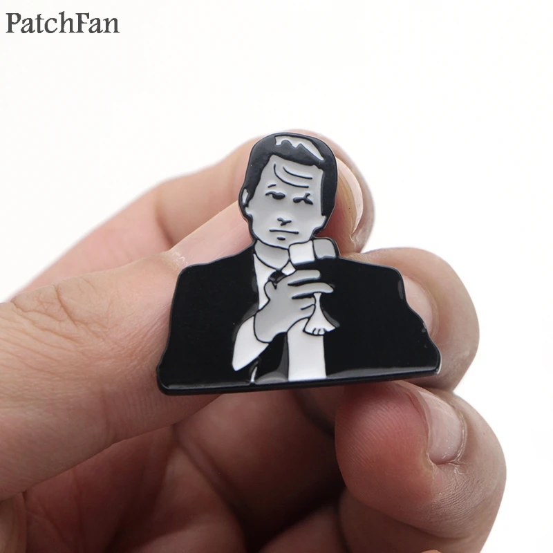 Patchfan How i met ваша мама Барни Стинсон значки в виде галстука рюкзак одежда броши для мужчин и женщин украшение на шляпку для значков медалей A1826