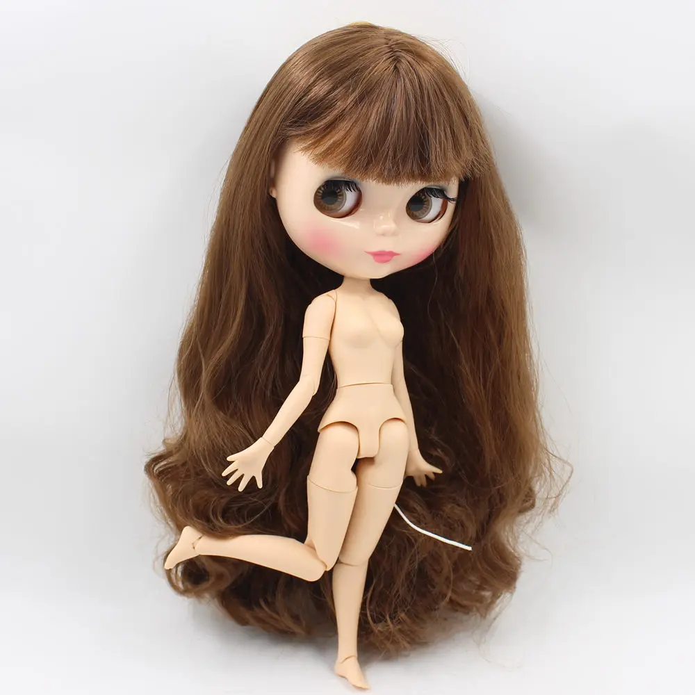 Ледяной обнаженный завод Blyth Кукла № 9158/0635 коричневый микс горчичный волос сустава тела плоти кожи BJD