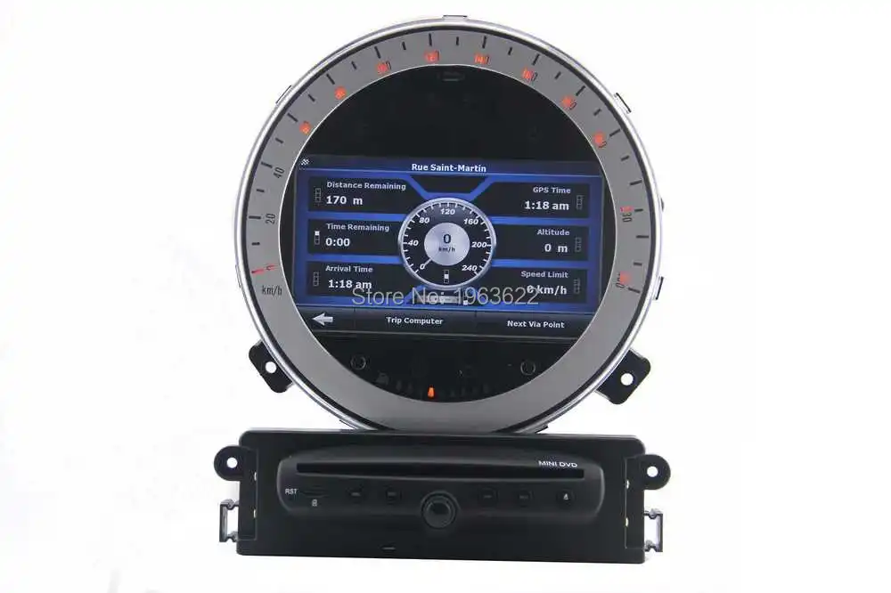 car dvd gps navigation system for BMW MINI COOPER S R56 in dash parts