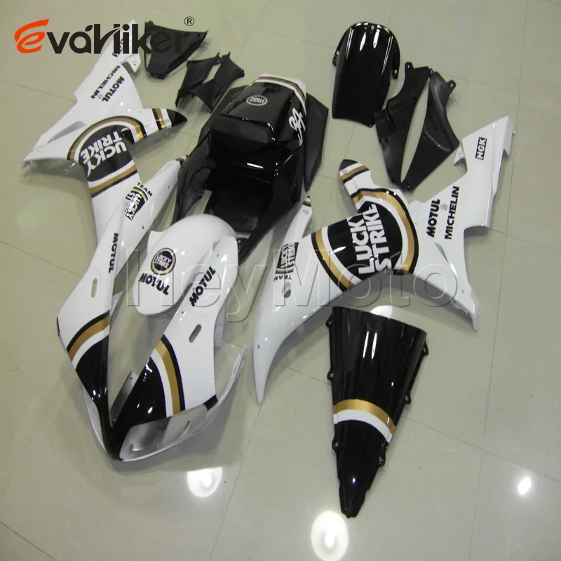 Заказной ABS Пластиковый обтекатель для YZF-R1 2002-2003 YZF R1 02 03+ 5 подарков+ крышка бака+ синий белый H2 - Цвет: J