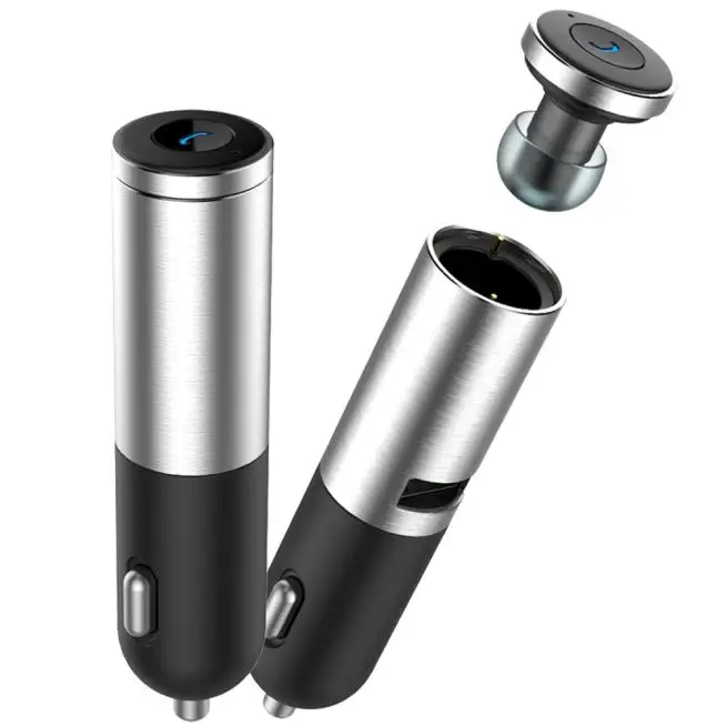 Kongyide Q8 автомобиля Зарядное устройство авто зарядки Smart Bluetooth 4,0 стерео гарнитура Aug6