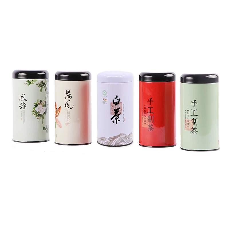 

Xin Jia Yi Packaging Metal Paint Tin Box Recycled Round Rose Tea Storage Container Christmas Party Candy Package Boxes