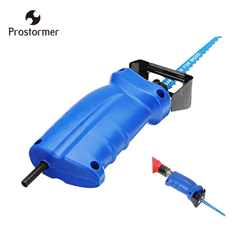 

Prostormer New power tool accessories Reciprocating saw Metal Cutting wood Cutting Tool electric drill attachment with 3 blades