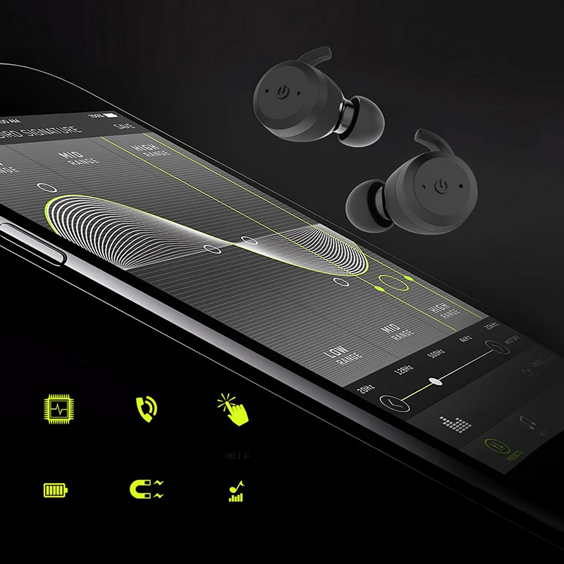 BE1018 Bluetooth 5,0 беспроводные Bluetooth бас-наушники Hifi стерео наушники-вкладыши беспроводные наушники спортивные шумоподавление Hea