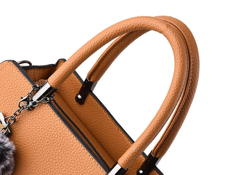 Women Handbag Solid Fur Soft Crossbody Shoulder Bag Female Bolsa Feminina Ladies Messenger Bags Fashion Pu Leather Tote SS7196 (11)