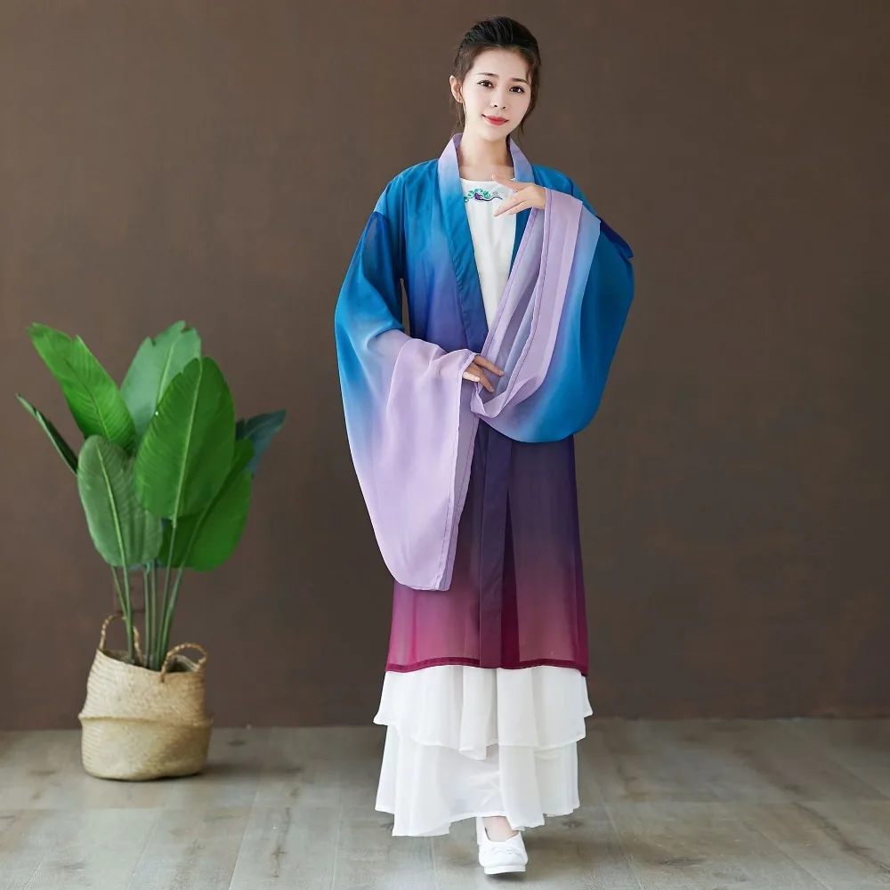 LZJN Chinese Traditional Clothing Ancient Princess Clothing National Hanfu Outfit Stage Dress Folk Dance Costume Women Hanfu (34)