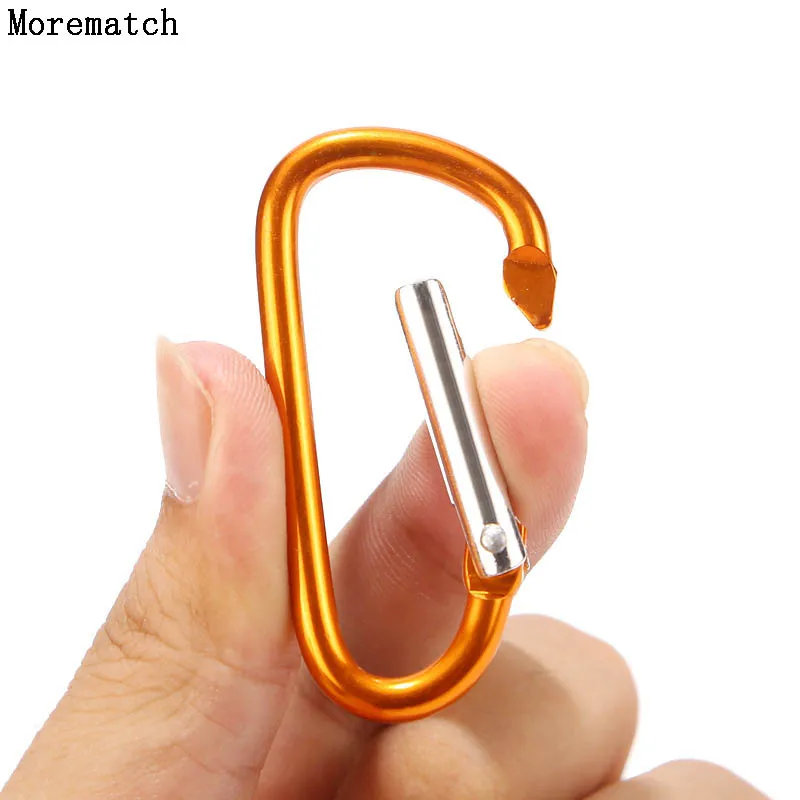 

Aluminum Carabiner D-Ring Key Chain Clip Camping Keyring Snap Hook Outdoor Travel Kit 5#