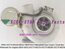 TD06 49179-00260 49179-00261 49179-00270 49179-00280 49179-00290 Turbo Para Mitsubishi ME073623 cantor Fuso Truck Bus 4D34 6D31