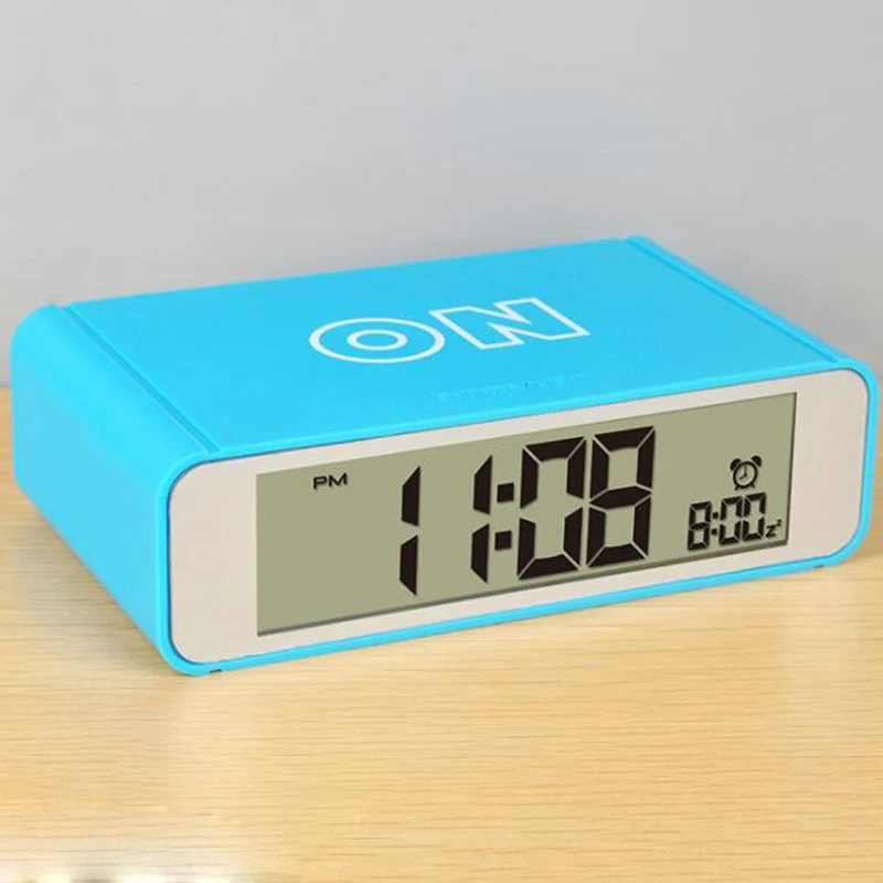 Электронные настольные часы настольные флип-часы Nixie радио часы прикроватные будильник светодиодный цифровой будильник с сенсорным светящимся