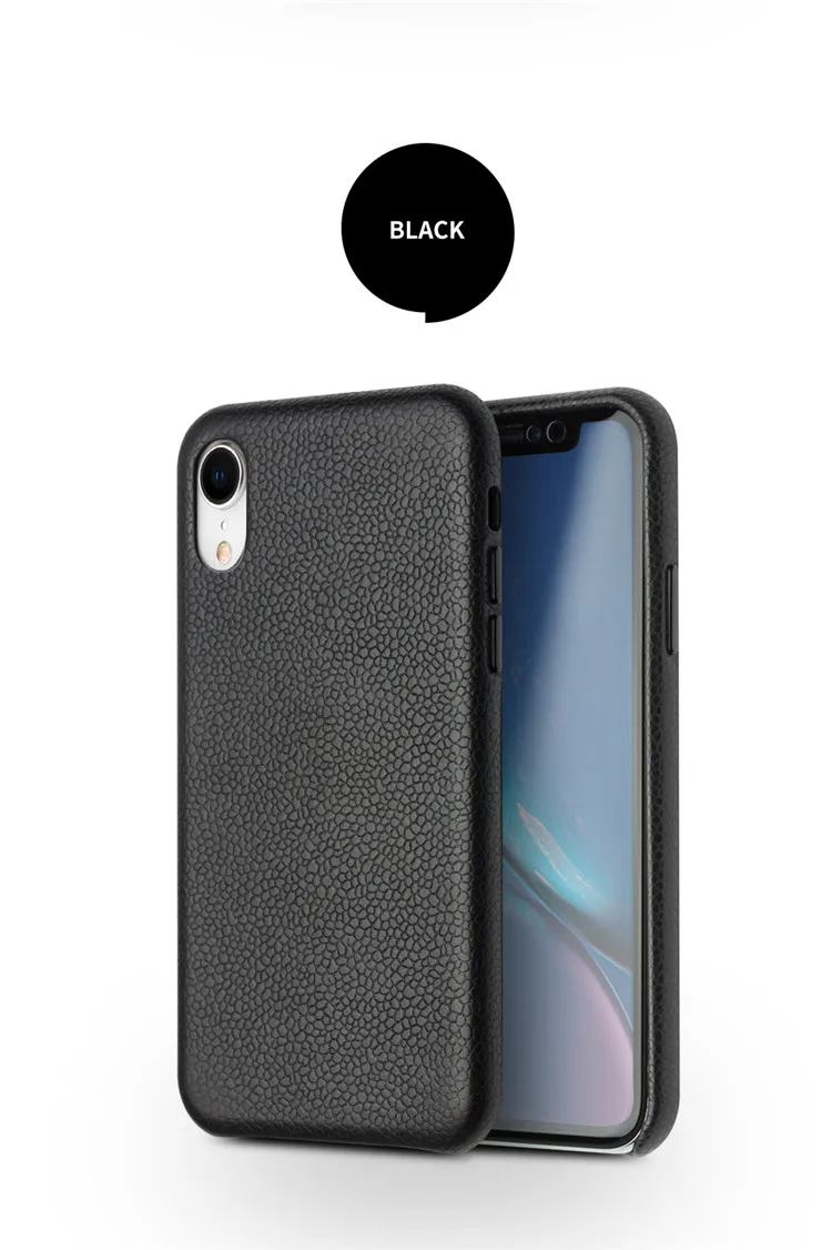QIALINO Роскошный чехол из натуральной кожи для Apple iphone X/XS 5,8 дюймов, стильный ультра-светильник, задняя крышка для iphone XS MAX 6,5 Дюймов