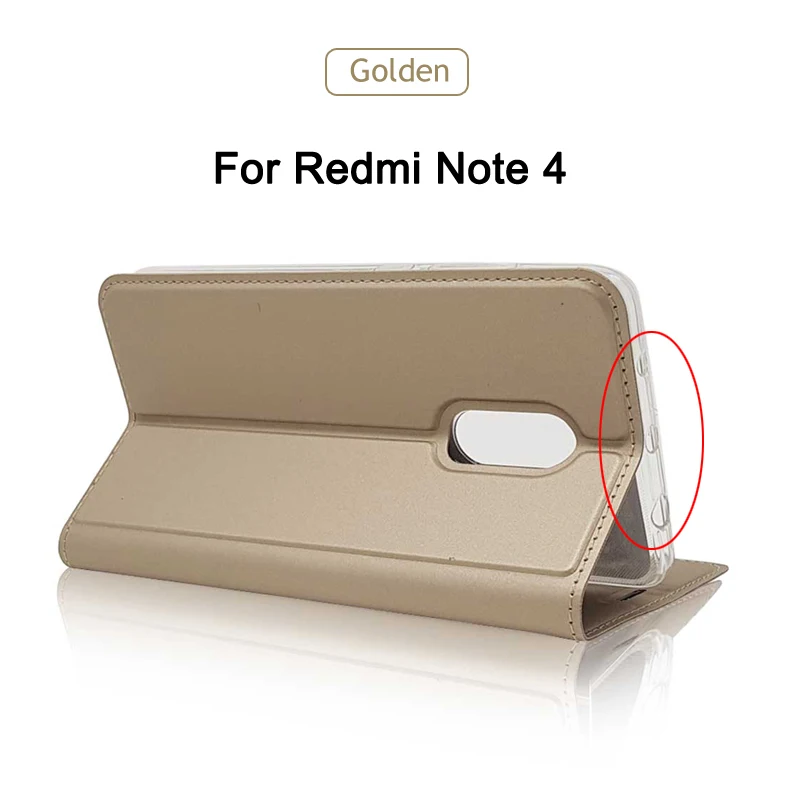 Gold 4 Xiaomi Redmi Note 4x чехол ZROTEVE кошелек кожаный чехол Redmi Note 4 Pro Global Flip Xiomi Note4 чехол для Xiaomi Note 4x4 чехол s - Цвет: Gold 4