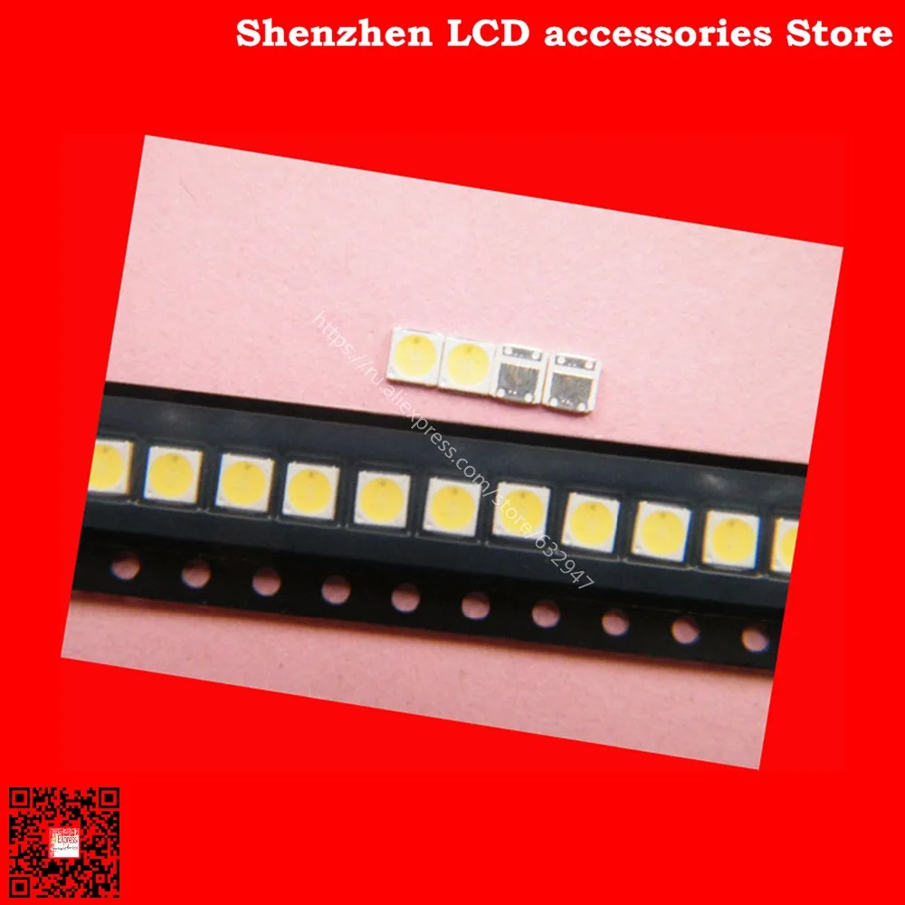200 шт./лот для технического обслуживания Hisense Phillips is led lcd tv подсветка с 3V SMD лампы бусины 3030