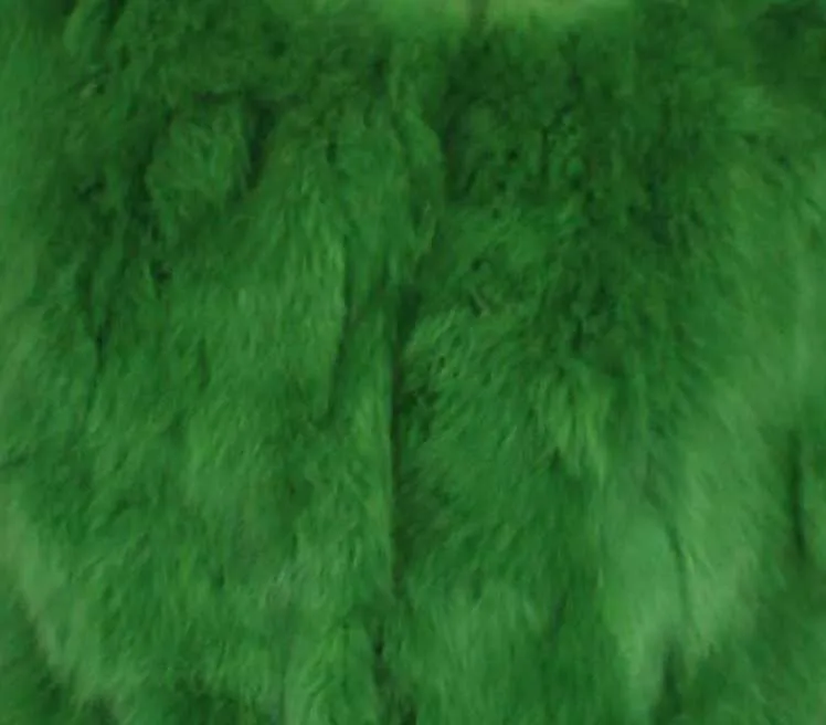 green Linhaoshengyue передовое пальто из натурального кроличьего меха с капюшоном - Цвет: green