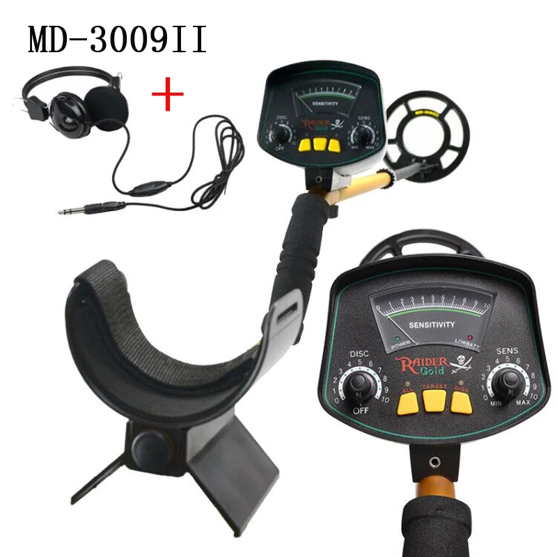 

Underground Metal Detector Waterproof Gold Ground Metal Detector MD3009II High Sensitivity Finder Gold Digger Treasure Hunter