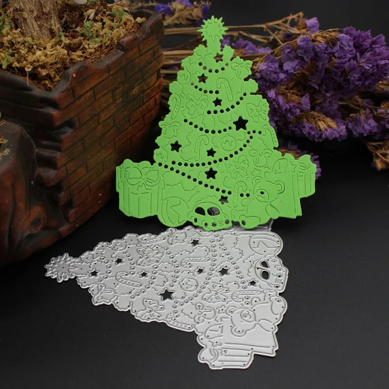 

Metal Cutting dies Embossing stencil punch Christmas candy snow gift new year Scrapbook card paper craft home party decoration