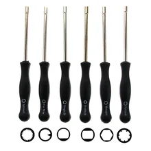 6 Pcs/ Set Carburetor Adjustment Tool Pac Man Single D Double D Hexagon Hex Socket 21-Teeth CLH@8