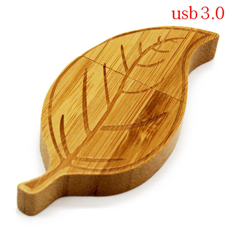 Carbonized bamboo Текстовый накопитель с деревянным листом 4G 8G 16G 32G USB флеш-накопитель карта памяти U диск usb3.0 - Цвет: Carbonized bamboo