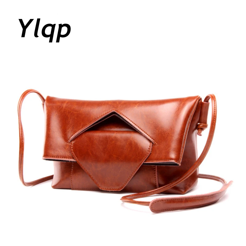 

2019 New Fashion Oil Wax Cowhide Leather Luxury Handbags Women Bags Designer Famous Brands Crossbody Shoulder Bags Small Tote