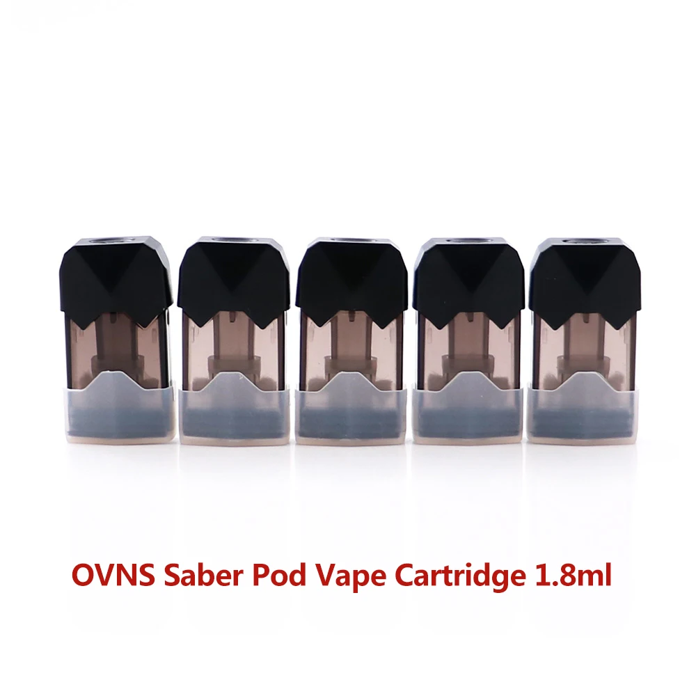 

5pcs/pack Rofvape OVNS Saber Pod Vape Cartridge electronic cigarette accessories 1.8ml replacement Vape coil for Pod System