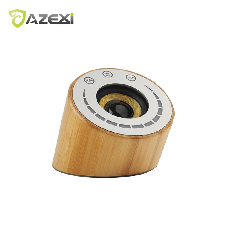 

2018 New Wooden Angular Surface Bluetooth speaker with MIC 3.5mm AUX Intelligent touch Control LED Flash Light for iPhone Huawei