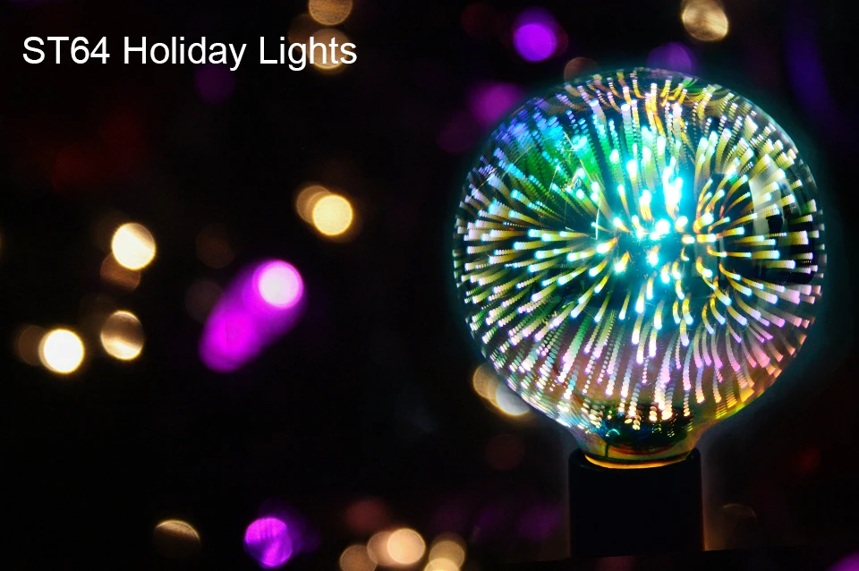 Ampoule LED E27 3D Fireworks Bulb  (1)