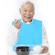 Фирменная Новинка Регулируемый Повторите взрослых нагрудник для еды водостойкие обеденный нагрудники костюмы чехол для одежды пожилых фартук уход