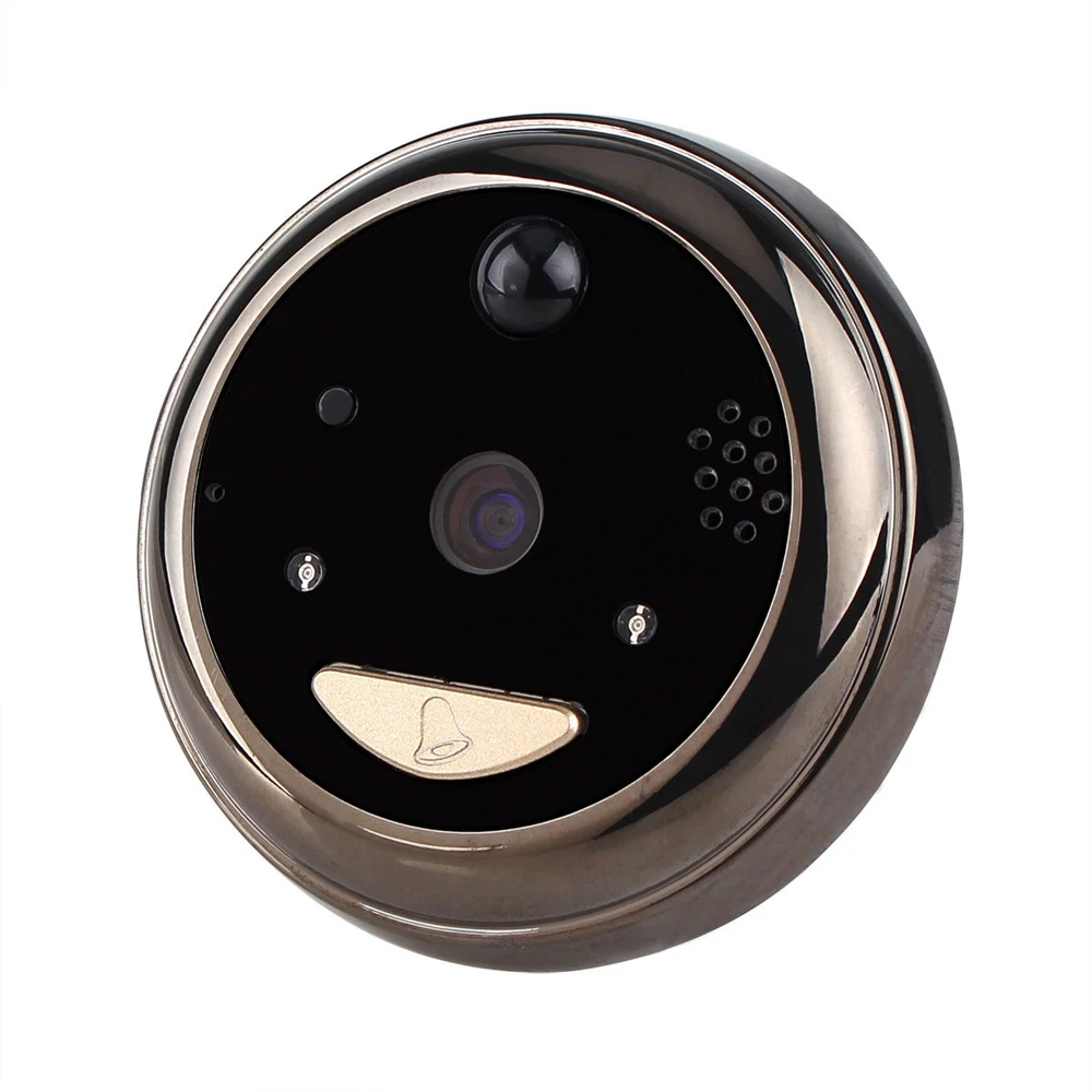 NEW 2.8" OLED Screen 720P video recorder Smart WIFI Peephole Video Doorbell APPs control Infrared detector security camera