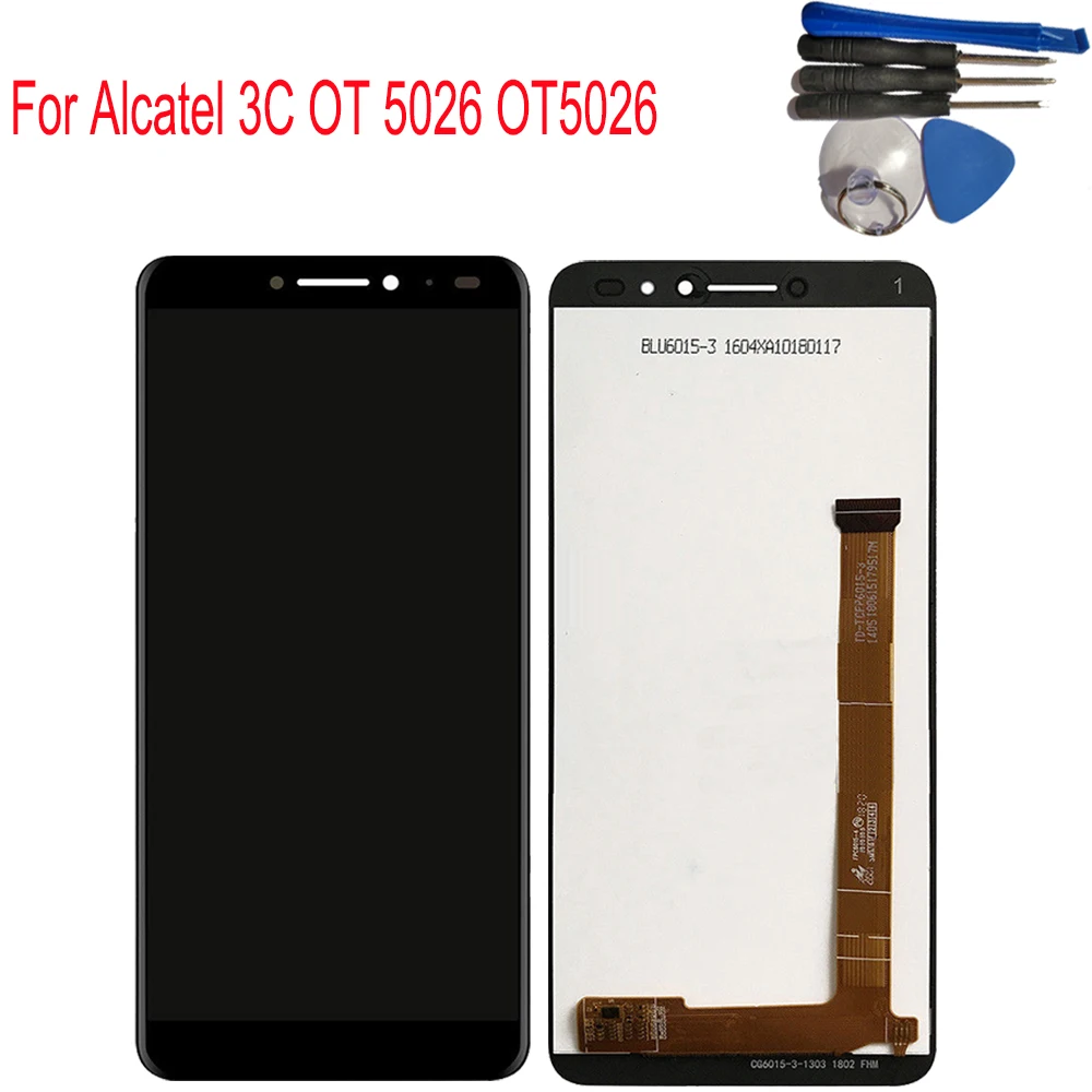 

6.0" For Alcatel 3C 5026 OT5026 LCD Display Digitizer Touch Screen Assembly for Alcatel 3C 5026D OT 5026 LCD Screen Display
