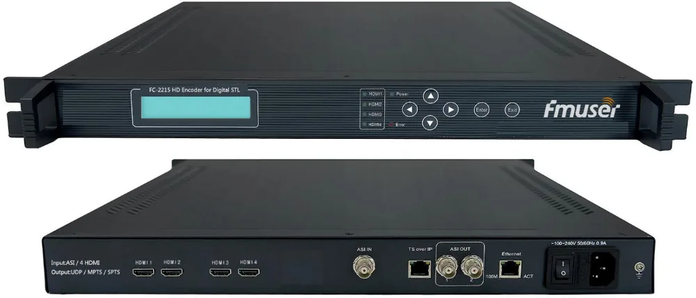 

FC6401 HD SD Video Audio decoder AV+HDMI+SDI+YPbPr+ASI out