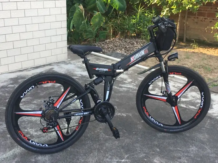 Excellent 26 inch folding electric mountain bike 48V variable speed smart GPS APP ebike Double battery built-in lithium battery 40KM/H 36 Excellent 26 inch folding electric mountain bike 48V variable speed smart GPS APP ebike Double battery built-in lithium battery 40KM/H 36