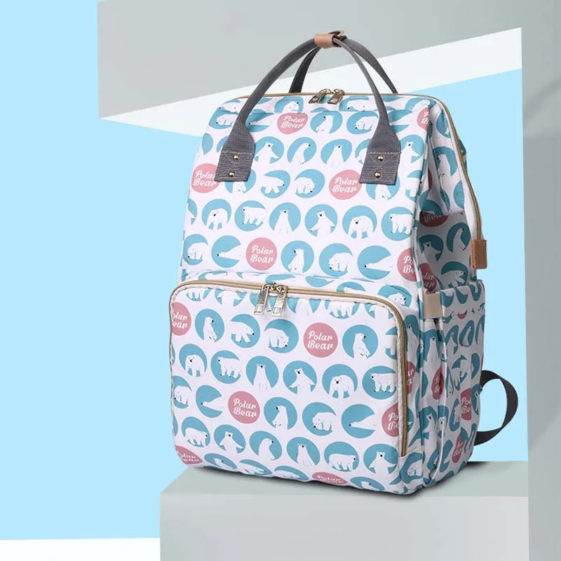 Baby Care подгузник рюкзак кормящих мешок для беременных пеленки сумка рюкзак дизайнер для мамы - Цвет: HBAG1