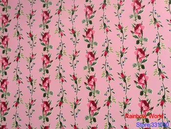 

High Quality flower pattern Faux PU Leather fabric for DIY sewing sofa table shoes bags bed material(1 yard)