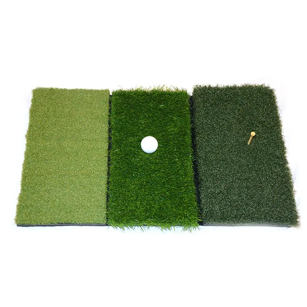 

3-in-1 63*42CM Golf Multi - Function Hitting Pad Personal Folding Mat Indoor Outdoor Swing Practice Mat Golf Batting Mat